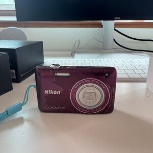 Nikon COOLPIX S4100 14.0MP Digital Camera Plum - New English